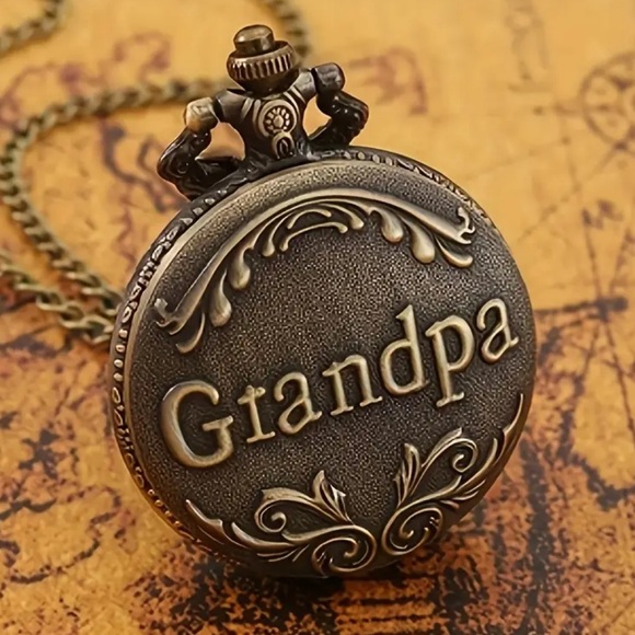 Vintage Style Grandpa Pocket Watch - Picture 8 of 9